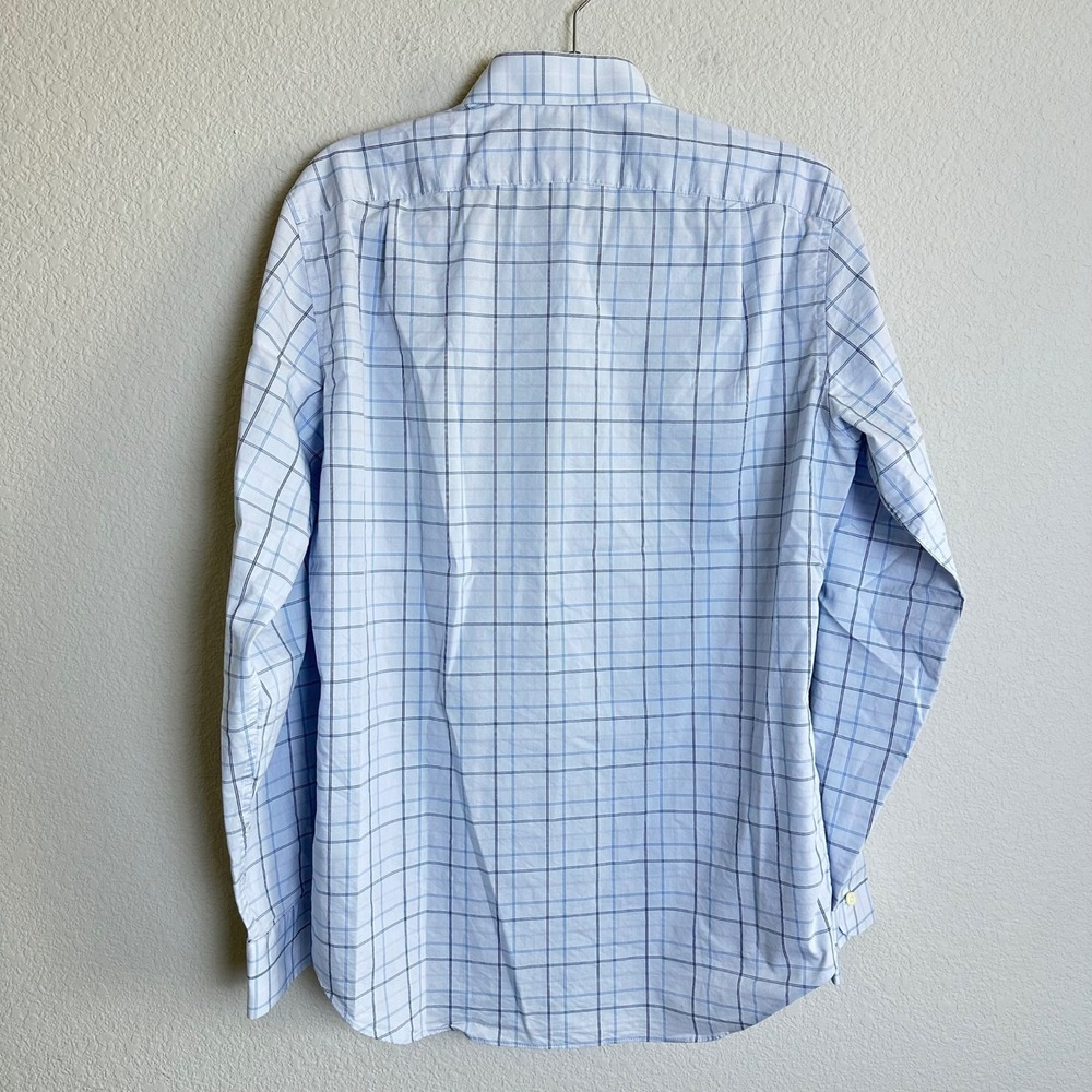 Mens J.Crew Gap Button Down Shirt Bundle Size M Blue Pink Windowpane 3 Pack - Picture 7 of 13